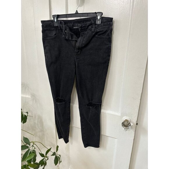 American Eagle ne(x)t level stretch women’s size 14 X-short black pants - Picture 2 of 10